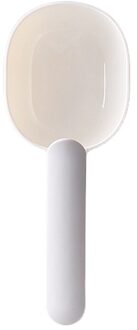 1Pc Rijst Lepel Multifunctionele Grote Capaciteit Rijst Schop Meel Lepel Afdichting Lepel Grove Korrel Met Clip Lepel keuken Benodigdheden 1stk grijs wit