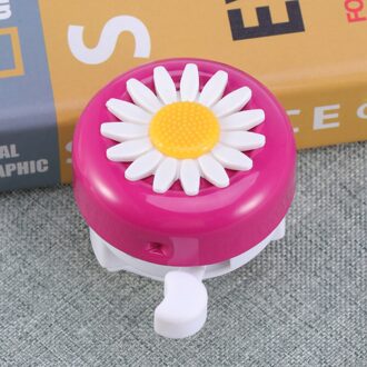 1Pc Ring Bell Chrysant Patroon Bike Bell Ring Bell Accessoire (Rood Groen) rooskleurig wit