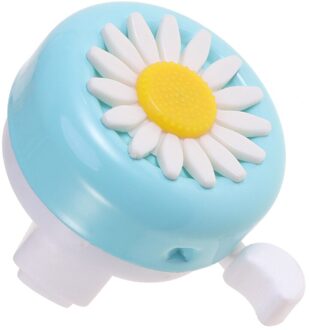 1Pc Ring Bell Chrysant Patroon Bike Bell Ring Bell Accessoire Sound Ring Bel Voor Kinderen Scooter Driewieler lucht-blauw