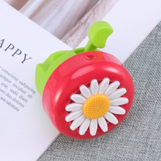 1Pc Ring Bell Chrysant Patroon Bike Bell Ring Bell Accessoire Sound Ring Bel Voor Kinderen Scooter Driewieler rood groen