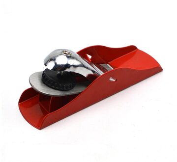 1Pc Rode Mini Hand Schaafmachine Staal Diy Houtbewerking Tool Bench Vliegtuig Cutter Voor Timmerlieden Gereedschap