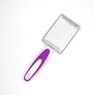 1Pc Roestvrij Staal Aardappel Snijmachine Tomaat Cutter Tool Shreadders Fruit Rasp Voor Groenten Keuken Gadgets Accessoires paars