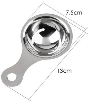 1Pc Roestvrij Staal Eiwit Separator Eieren Yolk Filter Gadgets Keuken Accessoires Scheitrechter Lepel Ei Divider Tool