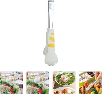 1Pc Roestvrij Staal Voedsel Klem Multipurpose Keuken Voedsel Tong Barbecue Voedsel Clip