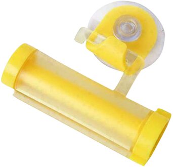 1Pc Rolling Tandpasta Dispenser Cosmetische Zuignap Knijper Thuis Muur Naadloze Zelfklevende Hanger Tool Ondersteuning YE