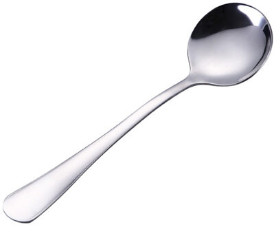 1PC Ronde Multifunctionele Roestvrij Staal Soep Lepel Ijs Thee Koffie Lepel Theelepel voor Restaurant Hotel Keuken