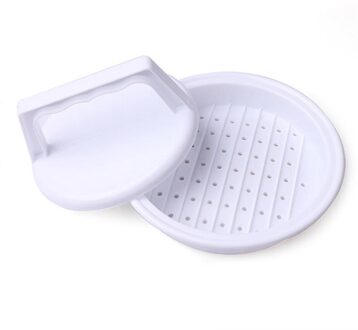 1Pc Ronde Vorm Hamburger Druk Food-Grade Plastic Hamburger Vlees Rundvlees Grill Burger Druk Patty Maker Mold Mould keuken Tool