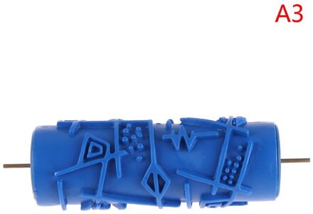 1Pc Rubber Roller Patroon Muur Schilderen 5 Inch 3D Muur Papier Decoratie Tool A3