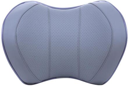 1Pc Ruimte Geheugen Katoen Auto Hoofdsteun U Vormige Hals Kussen Auto Voertuig Rest Interieur Accessoires Universele Nekkussen paars