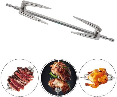 1Pc Rvs Air Friteuse Vork Bbq Keuken Grill Vork Gebraden Kip Vork