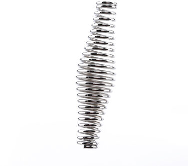 1pc Rvs BBQ Pit Grill Handvat Lente Hout Oven Fornuis Roker Elasticiteit Staal Roll Barbecue Accessoires Gereedschap