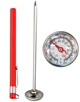 1Pc Rvs Bodem Thermometer Stem Lezen Wijzerplaat Display 0-100 Graden Celsius Bereik Voor Grond Compost Tuin levert