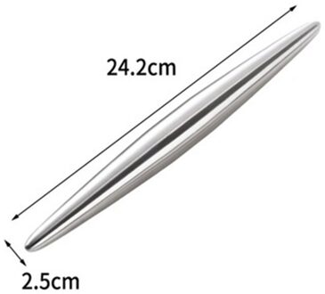 1Pc Rvs Deegroller Keukengerei Deeg Roller Bake Pizza Noedels Cookie Dumplings Maken Non-stick Bakken tool