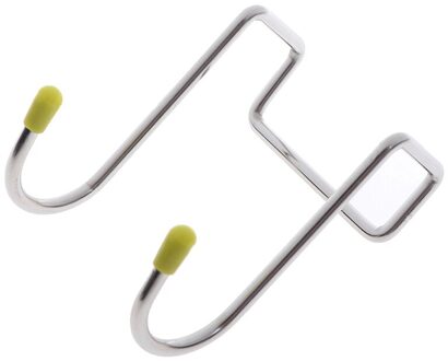 1Pc Rvs Dubbele S Vorm Opslag Haak Voor Badkamer Keuken Muur Haak