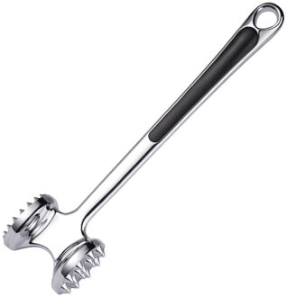 1Pc Rvs Dubbelzijdig Ponders Klop-zijdig Biefstuk Varkensvlees Vlees Losse Vleesvermalsers Vlees Hamer Beater keuken Tool