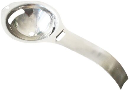 1Pc Rvs Ei Separator Eigeel White Separator Filter Lange Handvat Ei Divider Bakken Koken Ei Tool Keuken gadget