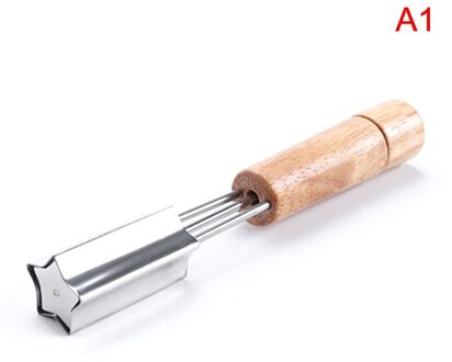 1Pc Rvs Groente Fruit Cutter Embossing Mold Star Hart Vorm A1