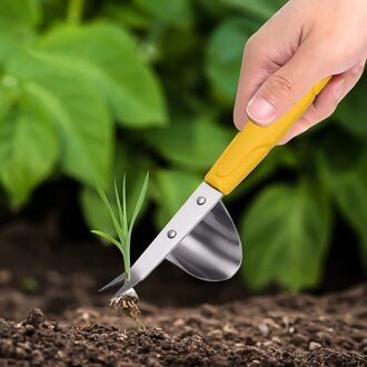 1Pc Rvs Hand Wieder Tool Tuin Wieden Gereedschap Tuinieren Graver Gazon Landbouwgrond Transplantatie Tuinieren Plant Gereedschap
