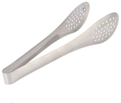 1Pc Rvs Keuken Tang Hittebestendige Hollow-Out Barbecue Tang Voedseltangen Keuken Gereedschap Bbq Gereedschap Accessoires