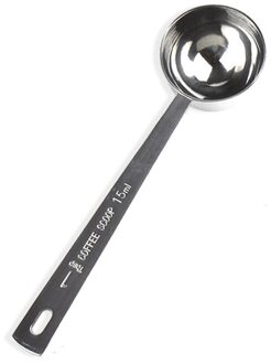 1Pc Rvs Koffie Scoop 15Ml Meten Lepel Lange Steel Metalen Maatregel Lepel Koffie Thee Gereedschap Accessoires