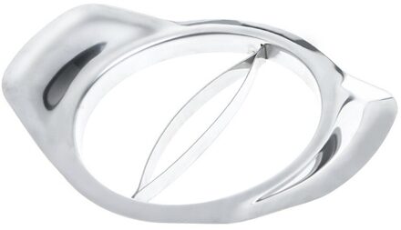 1Pc Rvs Mango Cut Keuken Mango Splitter Fruit Perzik Slicer Cutter Keuken Stuff Keuken Gadget Accessoires Zilver