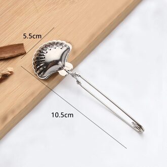 1Pc Rvs Mesh Theezeefje Handvat Thee Bal Thee Zetgroep Keuken Gadget Koffie Spice Filter Diffuser stijl A