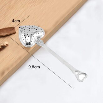 1Pc Rvs Mesh Theezeefje Handvat Thee Bal Thee Zetgroep Keuken Gadget Koffie Spice Filter Diffuser stijl B