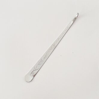 1Pc Rvs Platte Patronen Kaars Snuiters Kaarsenlont Trimmer Cutter Stak Brandblusser Haak Kaars Accessoires 20Cm sliver