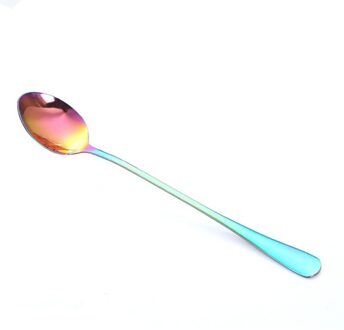 1Pc Rvs Roeren Lepel Met Lange Steel Roeren Ijs Koffie Melk Lepel Mok Koffie Lepel Theelepels Keuken tool 05