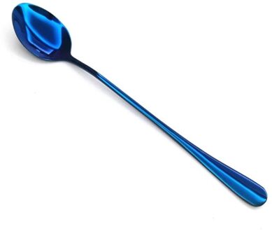 1Pc Rvs Roeren Lepel Met Lange Steel Roeren Ijs Koffie Melk Lepel Mok Koffie Lepel Theelepels Keuken tool 06