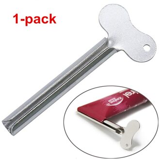 1Pc Rvs Tandpasta Knijper Badkamer Accessoires Gezichtsreiniger Tandpasta Tube Rolling Press Squeezer Dispenser