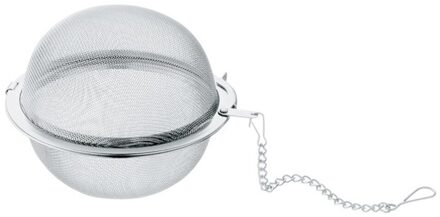 1Pc Rvs Thee Zetgroep Sphere Locking Spice Tea Ball Zeef Mesh Zetgroep Thee Filter Theepot Keuken gereedschap 7CM