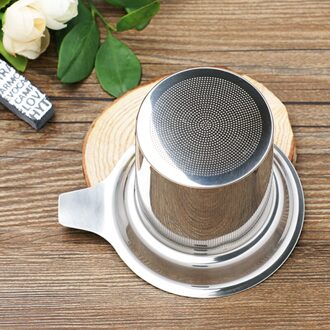1Pc Rvs Thee Zetgroep Zilver Mesh Keuken Accessoires Veilig Dichtheid Herbruikbare Theezeefje Kruid Thee Leaf Spice Filter *