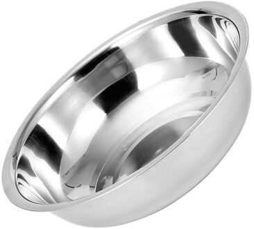 1Pc Salade Mengkom Rvs Servies Groente Wastafel zilver