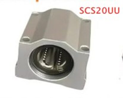 1pc SC20UU SCS20UU Linear motion kogellagers cnc onderdelen schuif blok bus voor 20mm lineaire as geleiderail CNC onderdelen Blauw