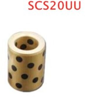 1pc SC20UU SCS20UU Linear motion kogellagers cnc onderdelen schuif blok bus voor 20mm lineaire as geleiderail CNC onderdelen Oranje