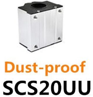1pc SC20UU SCS20UU Linear motion kogellagers cnc onderdelen schuif blok bus voor 20mm lineaire as geleiderail CNC onderdelen Rood