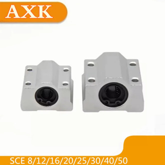 1pc Sceuu Linear Ball Bearing Block Cnc Router Sce8uu Sce12uu Sce16uu Sce20uu Sce25/30/40/50 For 3d Printer Shafts Rod Parts
