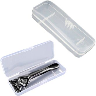 1Pc Scheerapparaat Opbergdoos Mannen Razor Stofdicht Houder Badkamer Organizer Reizen Draagbare Case