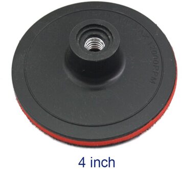 1Pc Schuurpapier Houder Schuren Disc Backing Pad Schuren Polijsten Disc Haak-Loop Terug Plaat M10 4duim