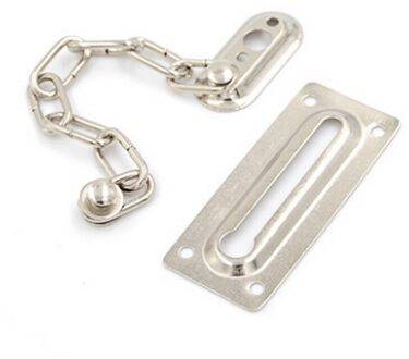 1Pc Security Guard Chain Bolt Sloten Veiligheid Slide Bolt Deur Chain Lock Guard Tone Kast Klink Anti-Diefstal deur Hardware