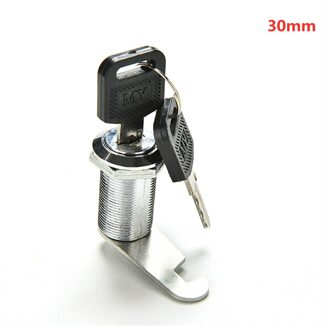 1Pc Security Meubels Sloten Cam Cilinder Sloten Deur Kabinet Mailbox Ladekast Locker 16Mm/20Mm/25Mm/30Mm Met 2 Sleutels