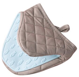 1Pc Silicone Anti-Brandwonden Oven Handschoenen Wanten Pannenlap Keuken Siliconen Handschoenen Lade Schotel Kom Houder Bakken Isolatie Hand clip G386447