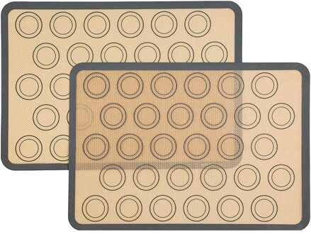 1Pc Silicone Macaron Bakmat Non Stick Silicon Liner Bakken Pannen En Rolling Voor Bitterkoekje Gebak Cookie Cake Maken