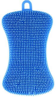 1Pc Siliconen Afwassen Borstel Keuken Borstel Pot Pan Spons Scrubber Fruit Groente Schotel Wassen Schoon Borstel Щетка #