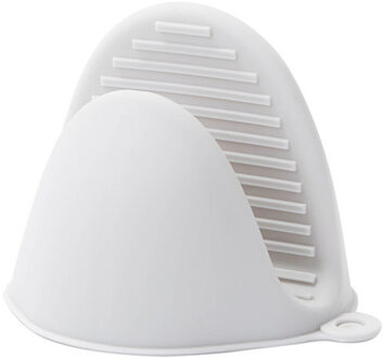 1Pc Siliconen Bakken Ovenwanten Magnetron Handschoen Isolatie Non Stick Thicken Anti-Slip Grips Kom Pot Clips keuken Gadgets Grijs