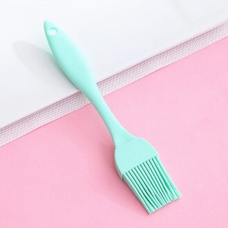 1Pc Siliconen Basting Pastry Borstel Olie Borstels Voor Cake Brood Boter Bakken Tools Keuken Veiligheid Bbq Borstel 1stk groen