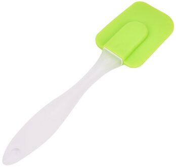 1Pc Siliconen Cake Schraper Multifunctionele Schraper Spatel Werktuig Koken Bakken Hoge Temperatuur Weerstand Borstels Keuken 1stk groen