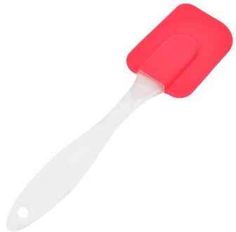 1Pc Siliconen Cake Schraper Multifunctionele Schraper Spatel Werktuig Koken Bakken Hoge Temperatuur Weerstand Borstels Keuken 1stk rood