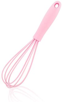 1Pc Siliconen Ei Garde Handleiding Hand Mixer Zelf Ei Stirrer Melk Drinken Koffie Whisk Mixer Keuken Ei Gereedschappen Roze